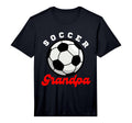 Funny Grandpa Proud Soccer Lover Papa T-Shirt - Custom Art Print Men Women - T-Shirt, Sweatshirt, Hoodie