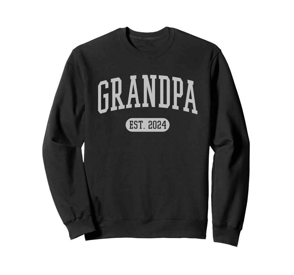 Grandpa Est 2024 Sweatshirt - Graphic Print Men Women - T-Shirt, Sweatshirt, Hoodie