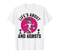 Lifes About Goals And Assists Soccer Funny T-Shirt - Trendy Graphic Unisex - T-Shirt, Sweatshirt, Hoodie
