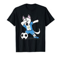 Dabbing Husky Guatemala Soccer Fans T-Shirt - Streetwear Style Men Women - T-Shirt, Sweatshirt, Hoodie