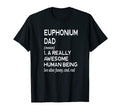 Euphonium Dad Definition Marching Band T-Shirt - Trendy Graphic for Adults - T-Shirt, Sweatshirt, Hoodie