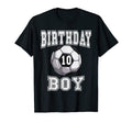 Soccer Birthday 10 Year Old 10Th T-Shirt - Novelty Apparel Men Women - T-Shirt, Sweatshirt, Hoodie