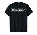 Eat Sleep Soccer Repet Goalie T-Shirt - Fun Novelty Design Men Women - T-Shirt, Sweatshirt, Hoodie