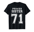 Number 71 Custom Proud Soccer Futbol T-Shirt - Custom Art Print Unisex - T-Shirt, Sweatshirt, Hoodie