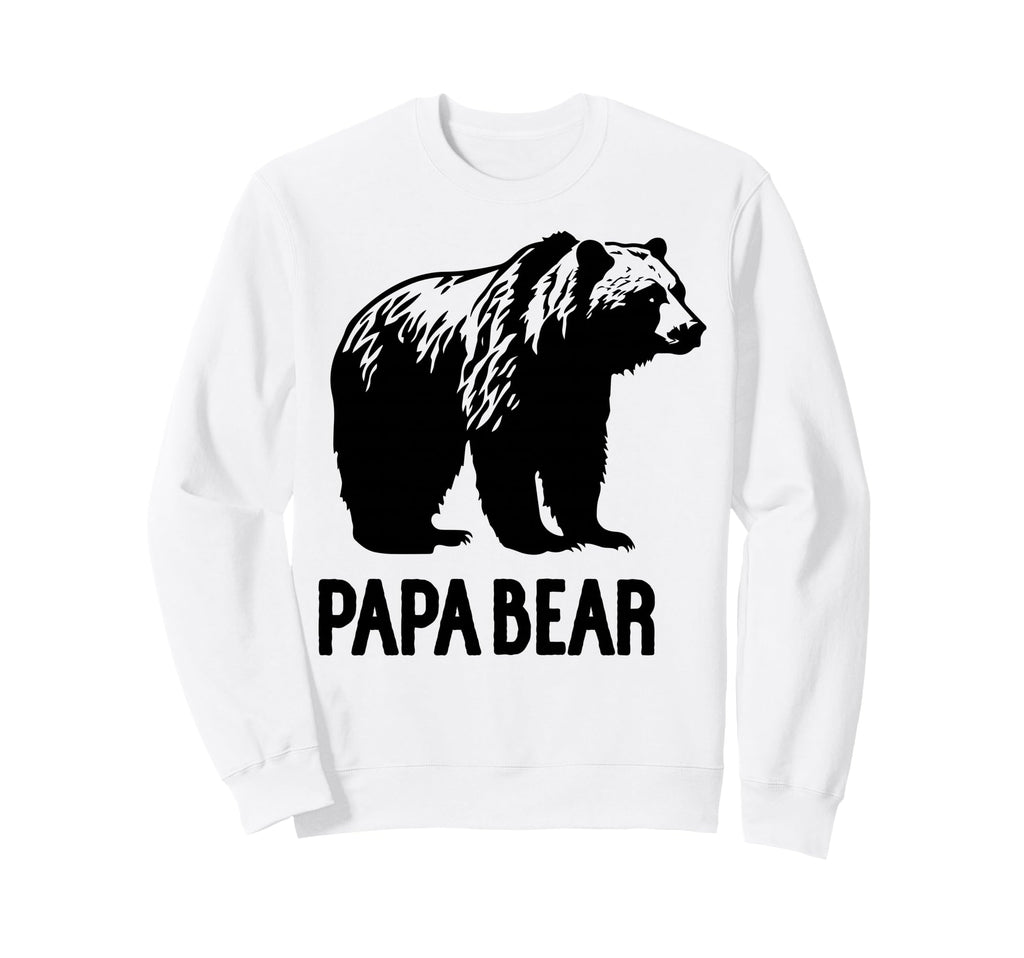 Trendy Fathers Day Papa Bear Sweatshirt - Unique Graphic for Adults - T-Shirt, Sweatshirt, Hoodie
