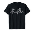 Tennis Heartbeat Best Tennis Gift Players T-Shirt - Unique Graphic Unisex - T-Shirt, Sweatshirt, Hoodie
