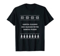 Santa Cleans His Sleigh Santa Tizer T-Shirt - Trendy Graphic for Adults - T-Shirt, Sweatshirt, Hoodie
