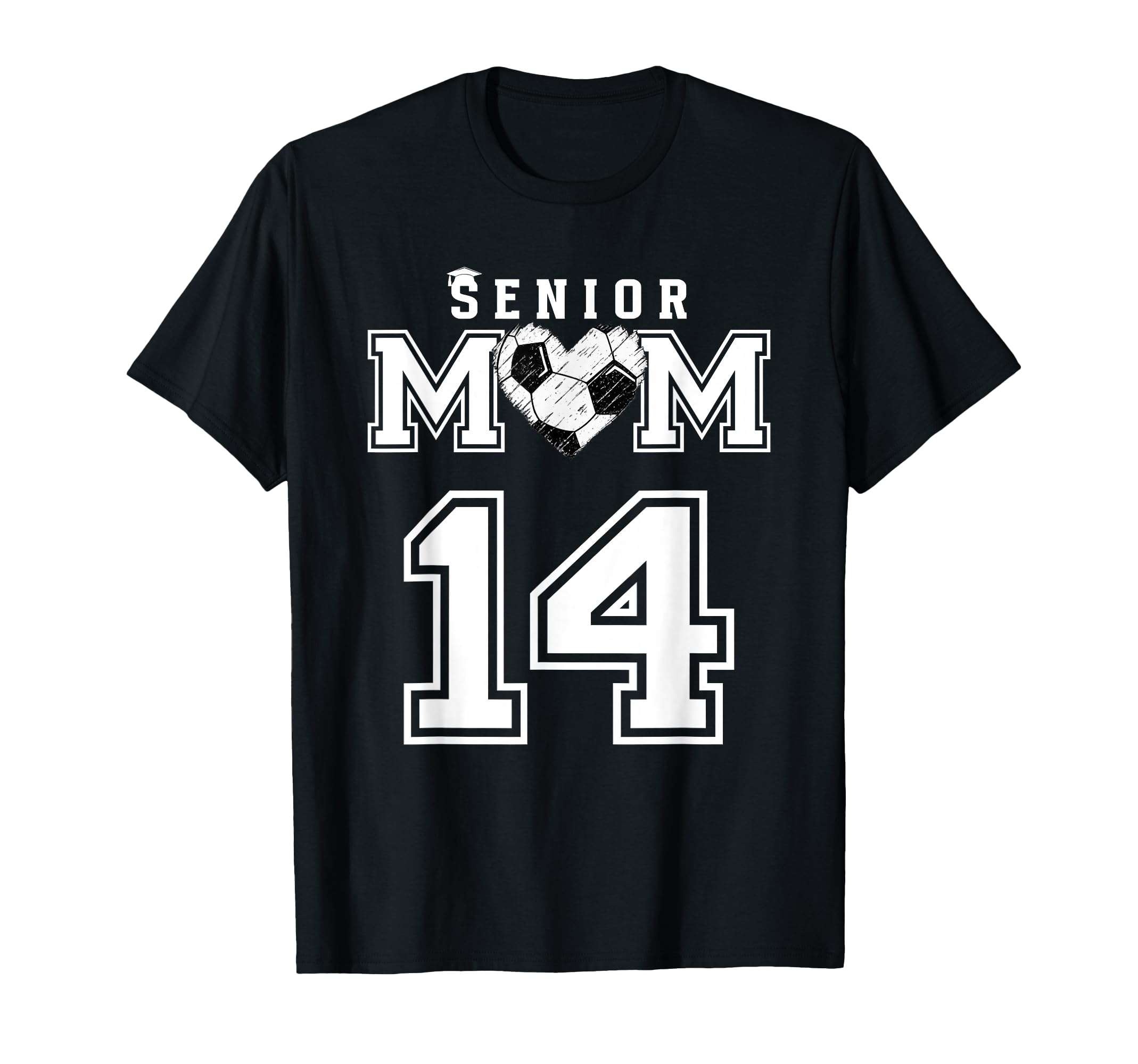 Proud Senior Soccer Mom Custom Jersey T-Shirt - Minimalist Print Men Women - T-Shirt, Sweatshirt, Hoodie