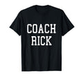 Coach Rick Custom Football Soccer T-Shirt - Aesthetic Graphic Unisex - T-Shirt, Sweatshirt, Hoodie