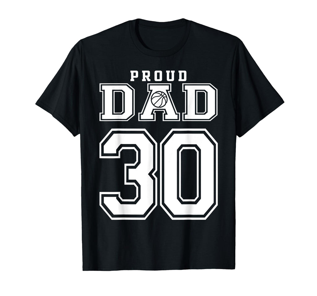 Number 30 Custom Proud Basketball T-Shirt - Casual Everyday Wear Men Women - T-Shirt, Sweatshirt, Hoodie