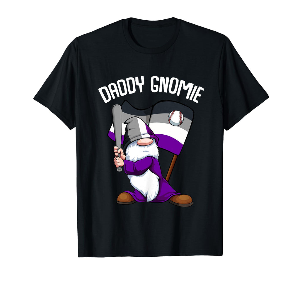 Asexual Baseball Daddy Gnome Lgbt Q T-Shirt - Unique Graphic for Adults - T-Shirt, Sweatshirt, Hoodie