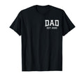 Dad Est 2020 Custom Dad T-Shirt - Aesthetic Graphic for Adults - T-Shirt, Sweatshirt, Hoodie