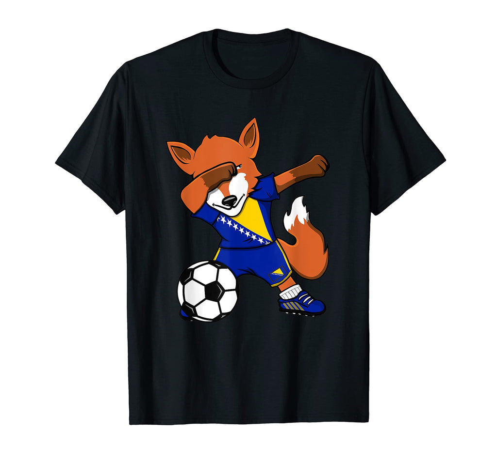 Dabbing Fox Bosnia Herzegovina T-Shirt - Custom Art Print for Adults - T-Shirt, Sweatshirt, Hoodie