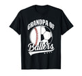 Grandpa Ballers Soccer Baseball Player T-Shirt - Graphic Print Men Women - T-Shirt, Sweatshirt, Hoodie