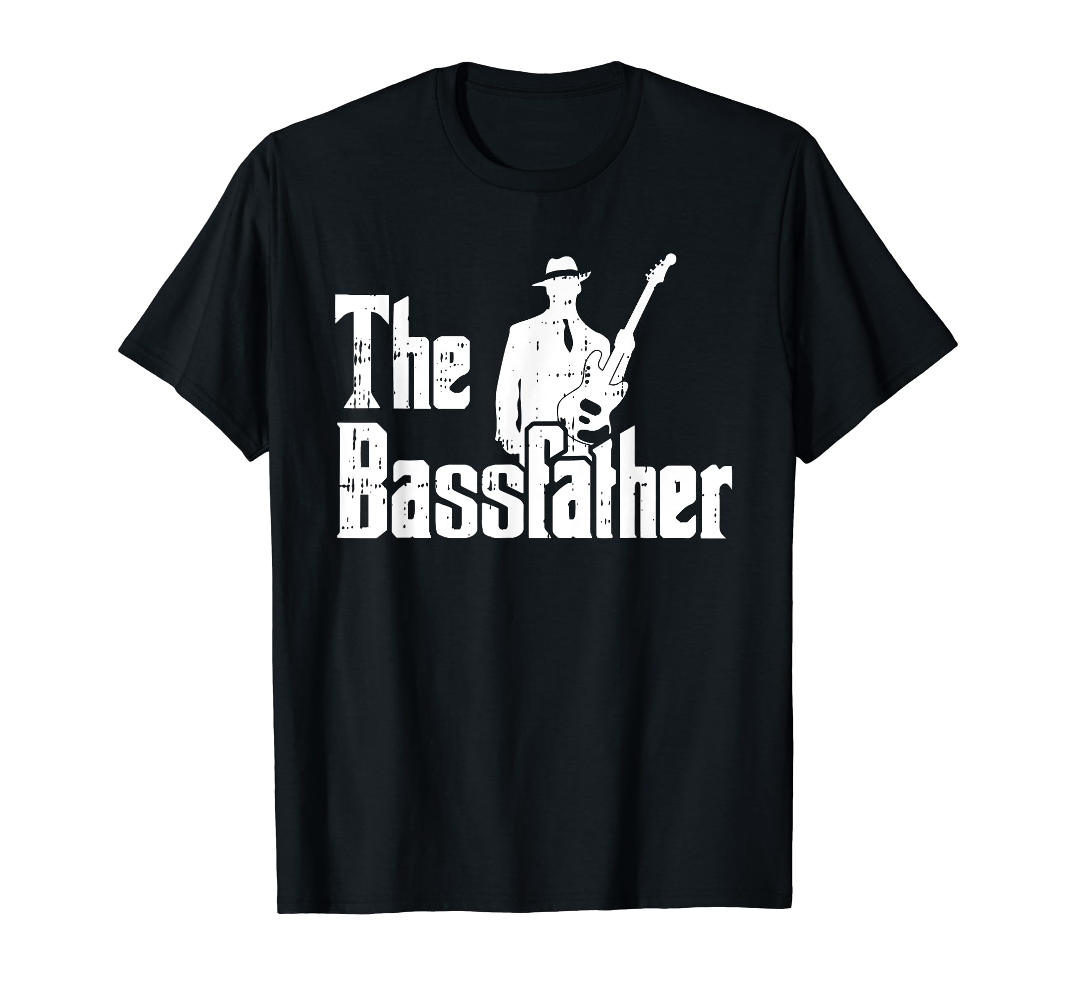 Bass Guitar Dad Fathers Day Guitarist T-Shirt - Minimalist Print Unisex - T-Shirt, Sweatshirt, Hoodie