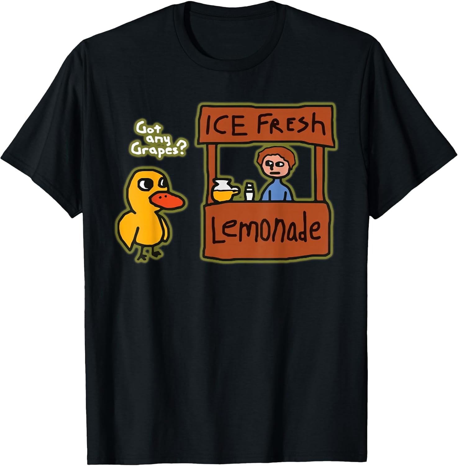 Ice Fresh Lemonade Duck Funny Got Any Grapes Love - Adult & Kids T-Shirts, Sweatshirts & Hoodies apparel design preview 1