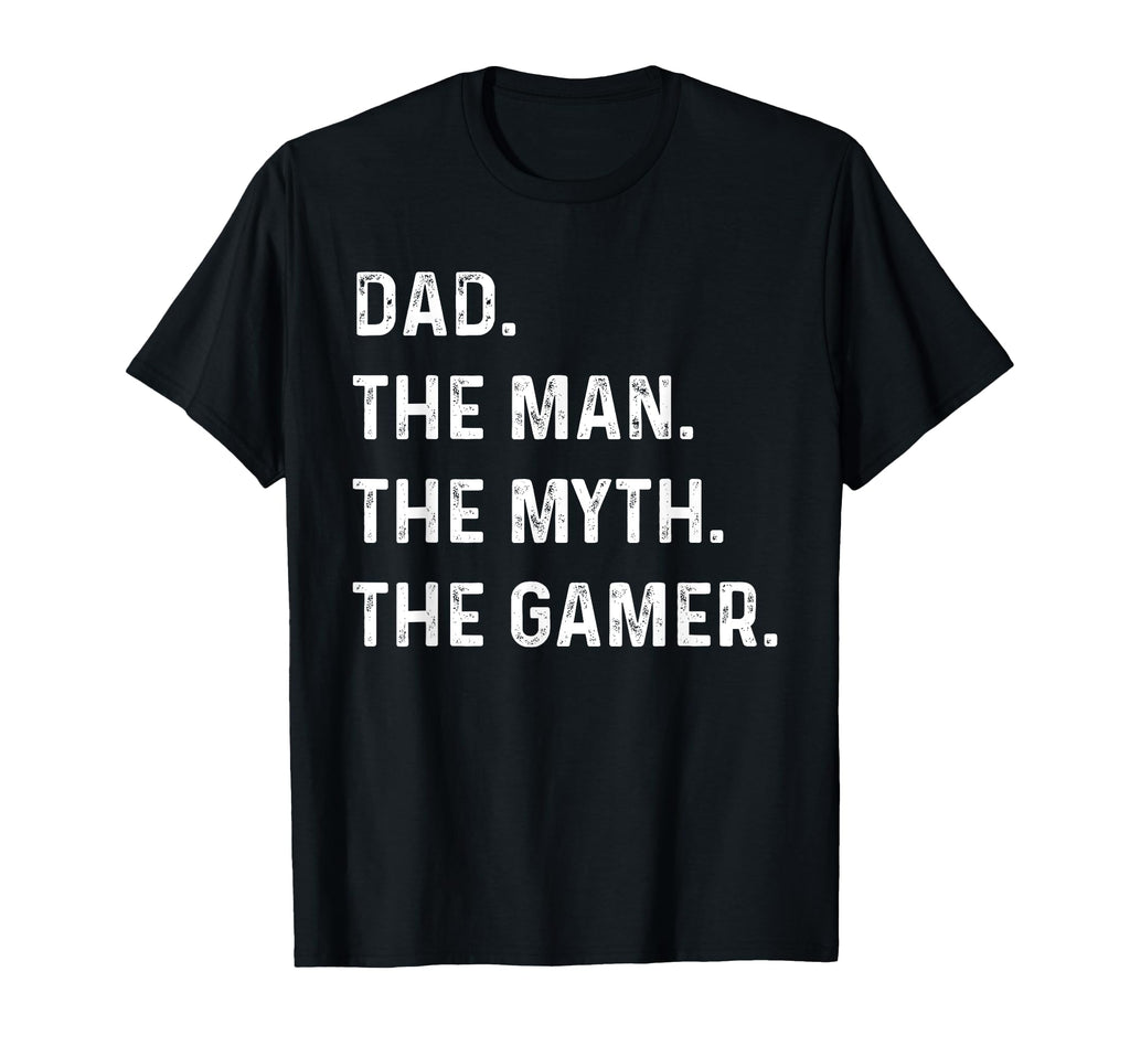 Dad Myth Gamer T-Shirt - Custom Art Print Men Women - T-Shirt, Sweatshirt, Hoodie