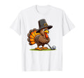 Turkey Golf Thanksgiving Golfer T-Shirt - Novelty Apparel for Adults - T-Shirt, Sweatshirt, Hoodie
