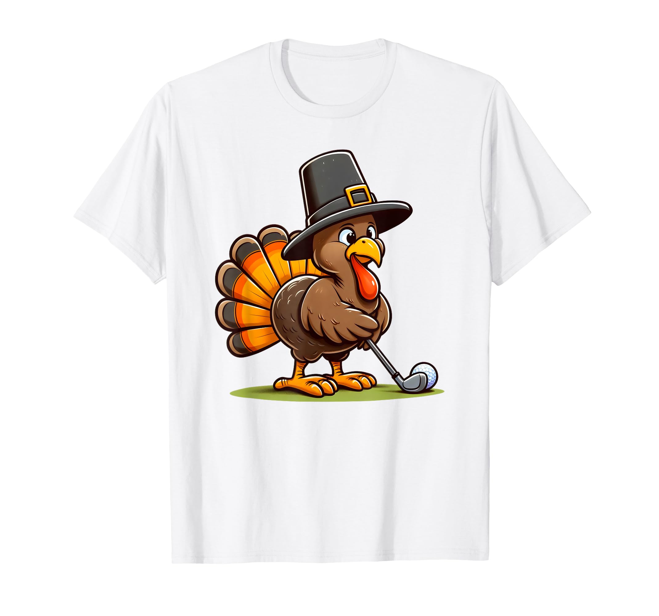 Turkey Golf Thanksgiving Golfer T-Shirt - Novelty Apparel for Adults - T-Shirt, Sweatshirt, Hoodie