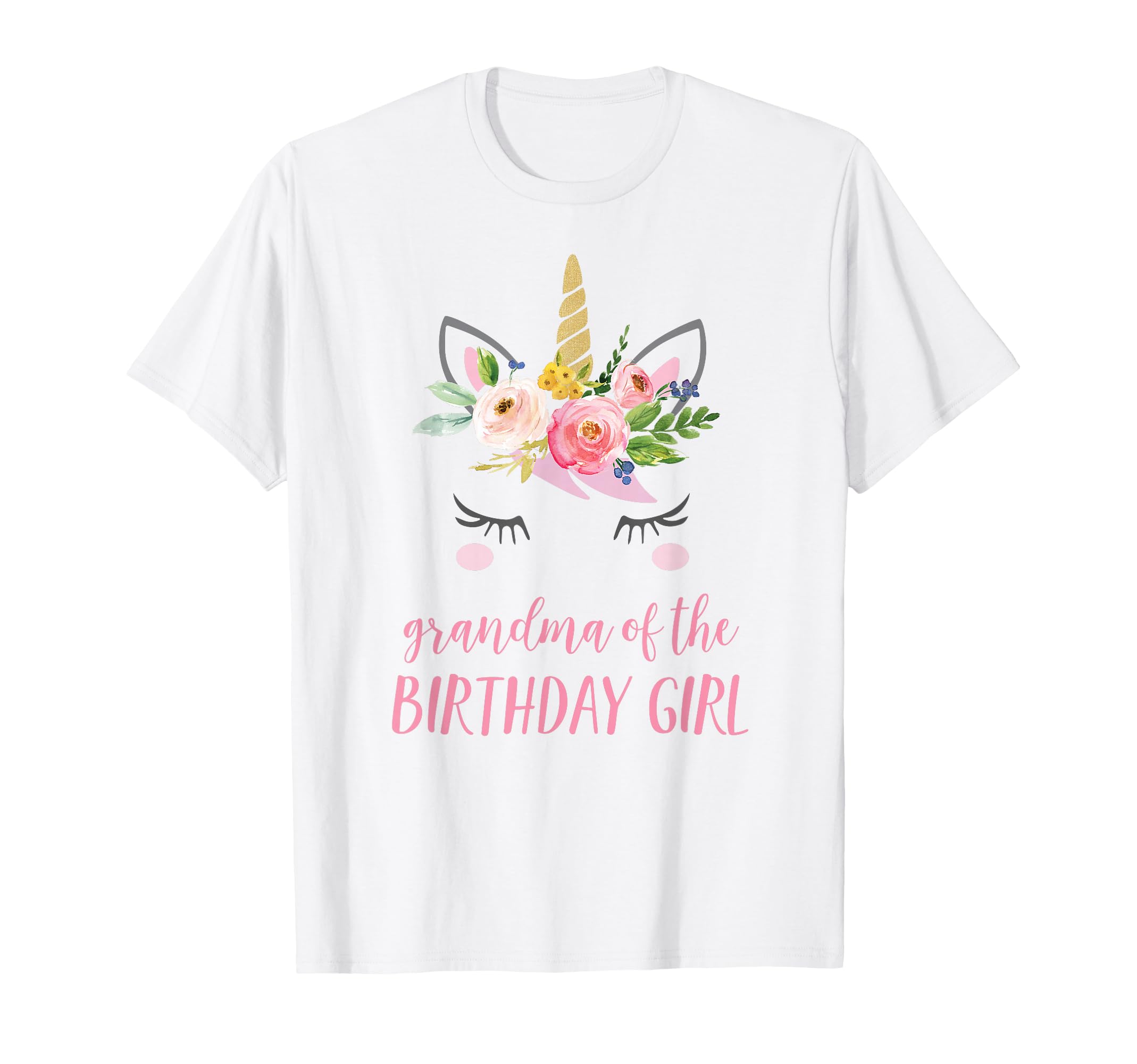 Unicorn Grandma Grandma Birthday T-Shirt - Custom Art Print Men Women - T-Shirt, Sweatshirt, Hoodie