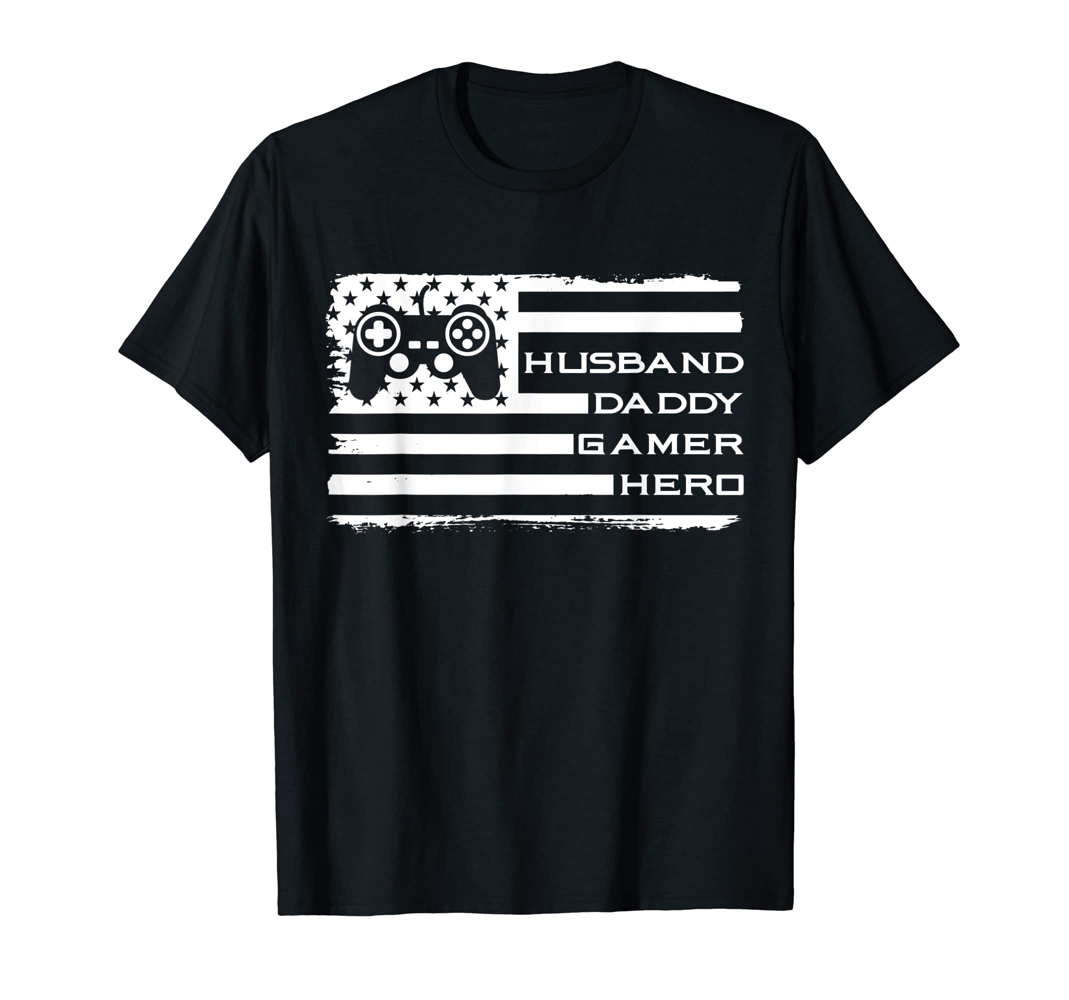 Mens Husband Daddy Gamer Hero Funny T-Shirt - Fun Novelty Design Unisex - T-Shirt, Sweatshirt, Hoodie