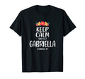 Gabriella Keep Calm Personalized Name Memes T-Shirt - Graphic Print Unisex - T-Shirt, Sweatshirt, Hoodie