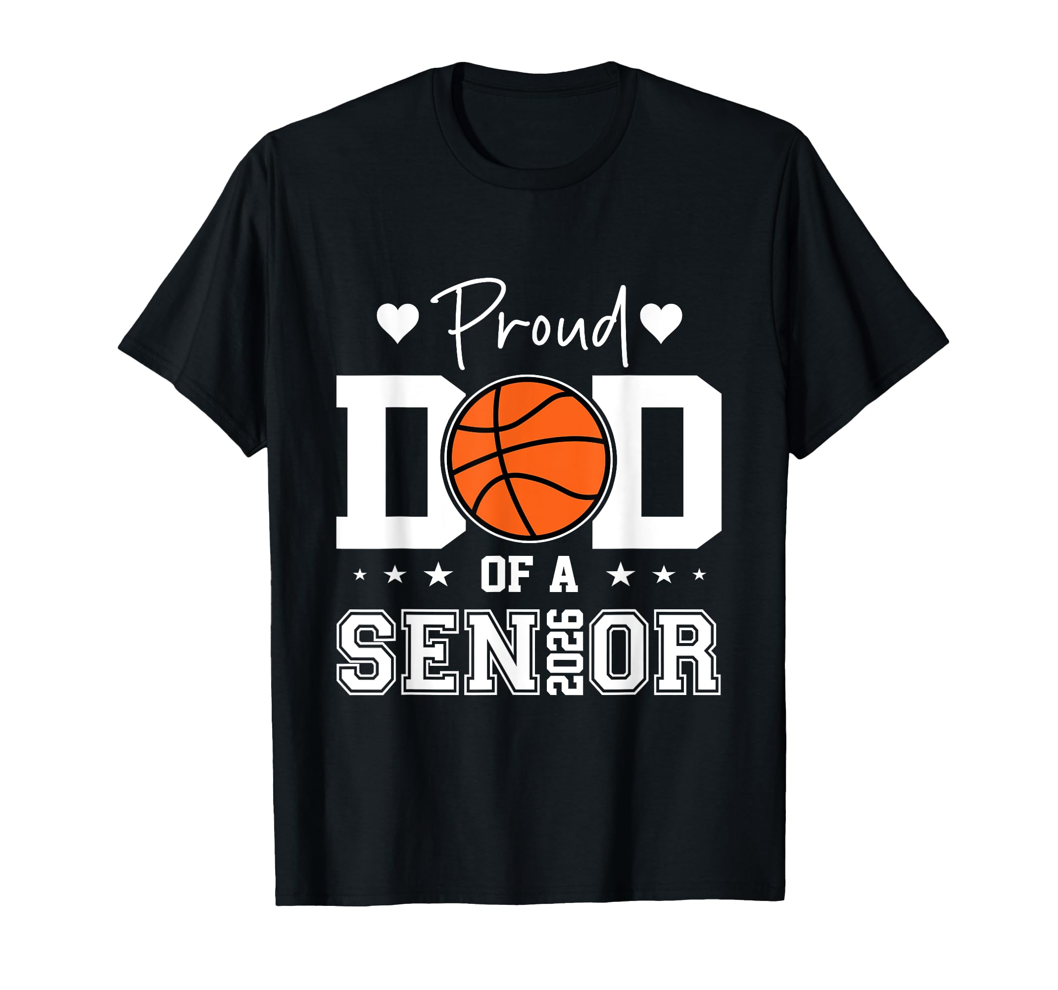 Proud Dad 2026 Senior Graduate Basketball T-Shirt - Graphic Print Unisex - T-Shirt, Sweatshirt, Hoodie