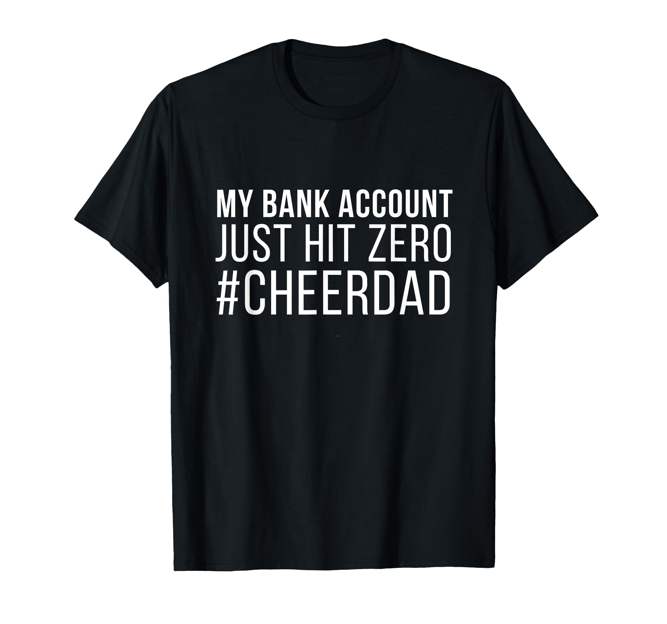 Funny My Bank Account Just Hit Zero T-Shirt - Unique Graphic for Adults - T-Shirt, Sweatshirt, Hoodie
