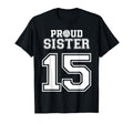 Custom Proud Volleyball Sister Number T-Shirt - Custom Art Print Men Women - T-Shirt, Sweatshirt, Hoodie
