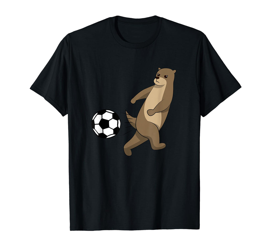 Otters Ball Sports Soccer Player T-Shirt - Fun Novelty Design Unisex - T-Shirt, Sweatshirt, Hoodie
