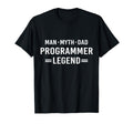 Myth Legend Dad Programmer T-Shirt - Custom Art Print Unisex - T-Shirt, Sweatshirt, Hoodie