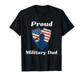 Proud Military Dad Gift T-Shirt - Minimalist Print for Adults - T-Shirt, Sweatshirt, Hoodie