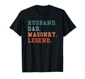 Husband Dad Masonry Legend Bricklaying T-Shirt - Graphic Print Men Women - T-Shirt, Sweatshirt, Hoodie