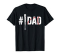 Number One Baseball Dad Fathers Day 1 T-Shirt - Trendy Graphic Unisex - T-Shirt, Sweatshirt, Hoodie