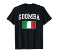 Goomba Italian Flag Italia Distressed T-Shirt - Trendy Graphic Unisex - T-Shirt, Sweatshirt, Hoodie