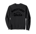 Worlds Best Uncle Sweatshirt - Custom Art Print Men Women - T-Shirt, Sweatshirt, Hoodie