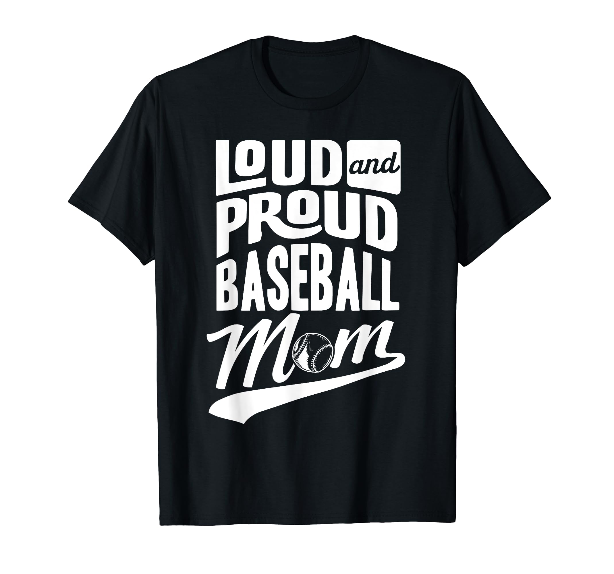 Baseball Mom Baseball Lover T-Shirt - Fun Novelty Design for Adults - T-Shirt, Sweatshirt, Hoodie
