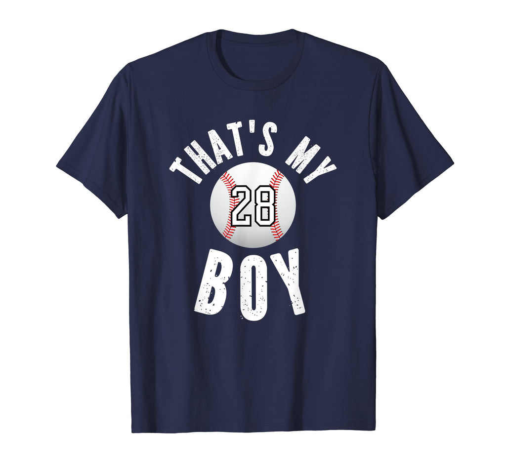 Thats My Baseball Jersey Number 28 Mom T-Shirt - Trendy Graphic Men Women - T-Shirt, Sweatshirt, Hoodie