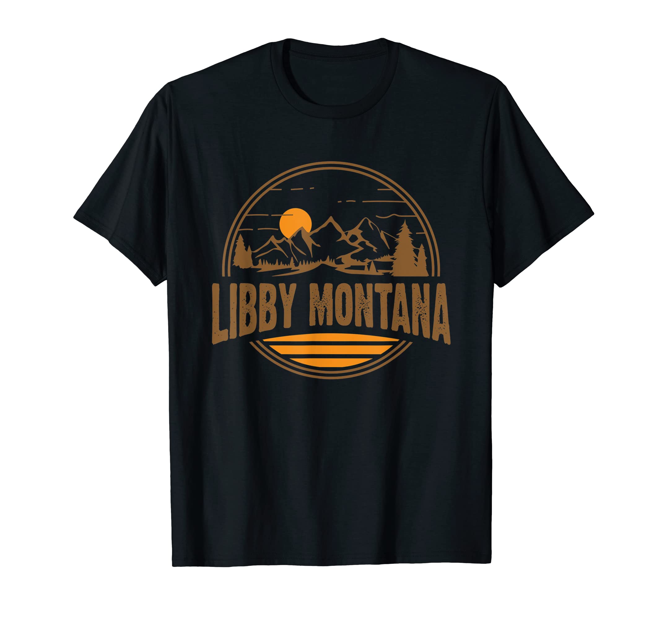Libby Montana Mountain Hiking Souvenir T-Shirt - Novelty Apparel Unisex - T-Shirt, Sweatshirt, Hoodie