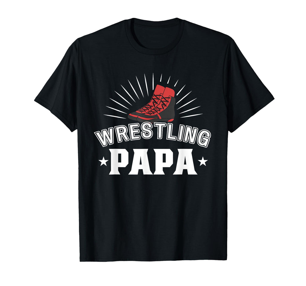 Wrestling Papa Wrestle Wrestlers T-Shirt - Aesthetic Graphic for Adults - T-Shirt, Sweatshirt, Hoodie