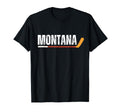 Montana Ice Hockey Dad Grandpa Grandma T-Shirt - Custom Art Print Unisex - T-Shirt, Sweatshirt, Hoodie