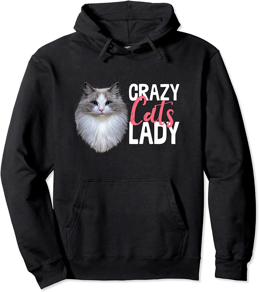 Crazy Cats Lady Feline Lovers Kitten - Adult & Kids T-Shirts, Sweatshirts & Hoodies apparel design preview 1