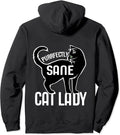 Purrfectly sane cat lady - Adult & Kids T-Shirts, Sweatshirts & Hoodies apparel design preview 1