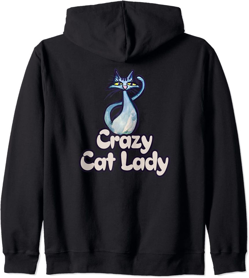 Crazy Cat Lady - Adult & Kids T-Shirts, Sweatshirts & Hoodies apparel design preview 1