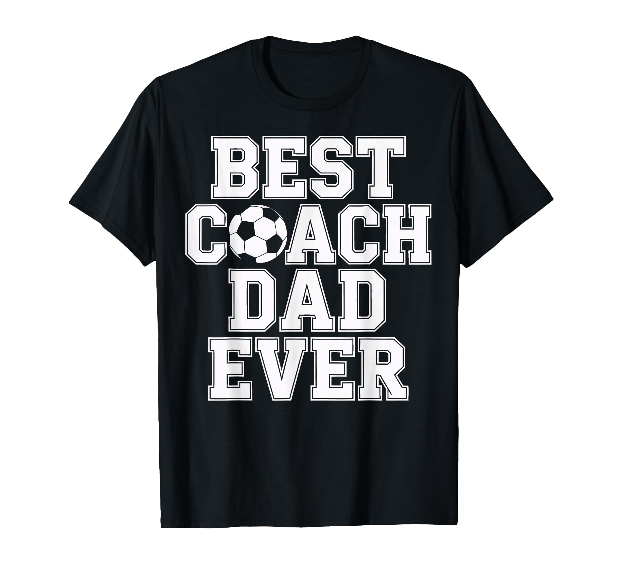 Best Coach Dad Ever Soccer Enthusiast T-Shirt - Custom Art Print Unisex - T-Shirt, Sweatshirt, Hoodie