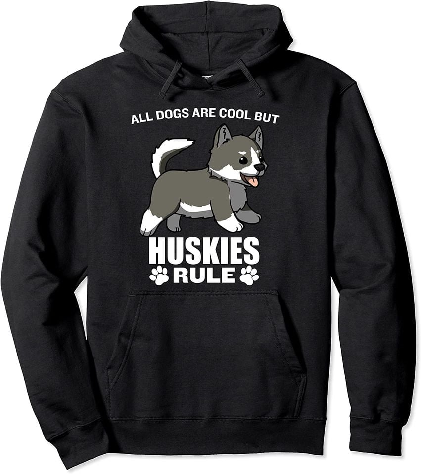 All Dogs Are Cool But Siberian Huskies Rule - Adult & Kids T-Shirts, Sweatshirts & Hoodies apparel design preview 1