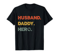 Husband Daddy Hero Proud Texas Map Dad T-Shirt - Graphic Print for Adults - T-Shirt, Sweatshirt, Hoodie