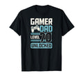 Gamer Dad Level 70 Unlocked 70Th Birthday T-Shirt - Trendy Graphic Unisex - T-Shirt, Sweatshirt, Hoodie