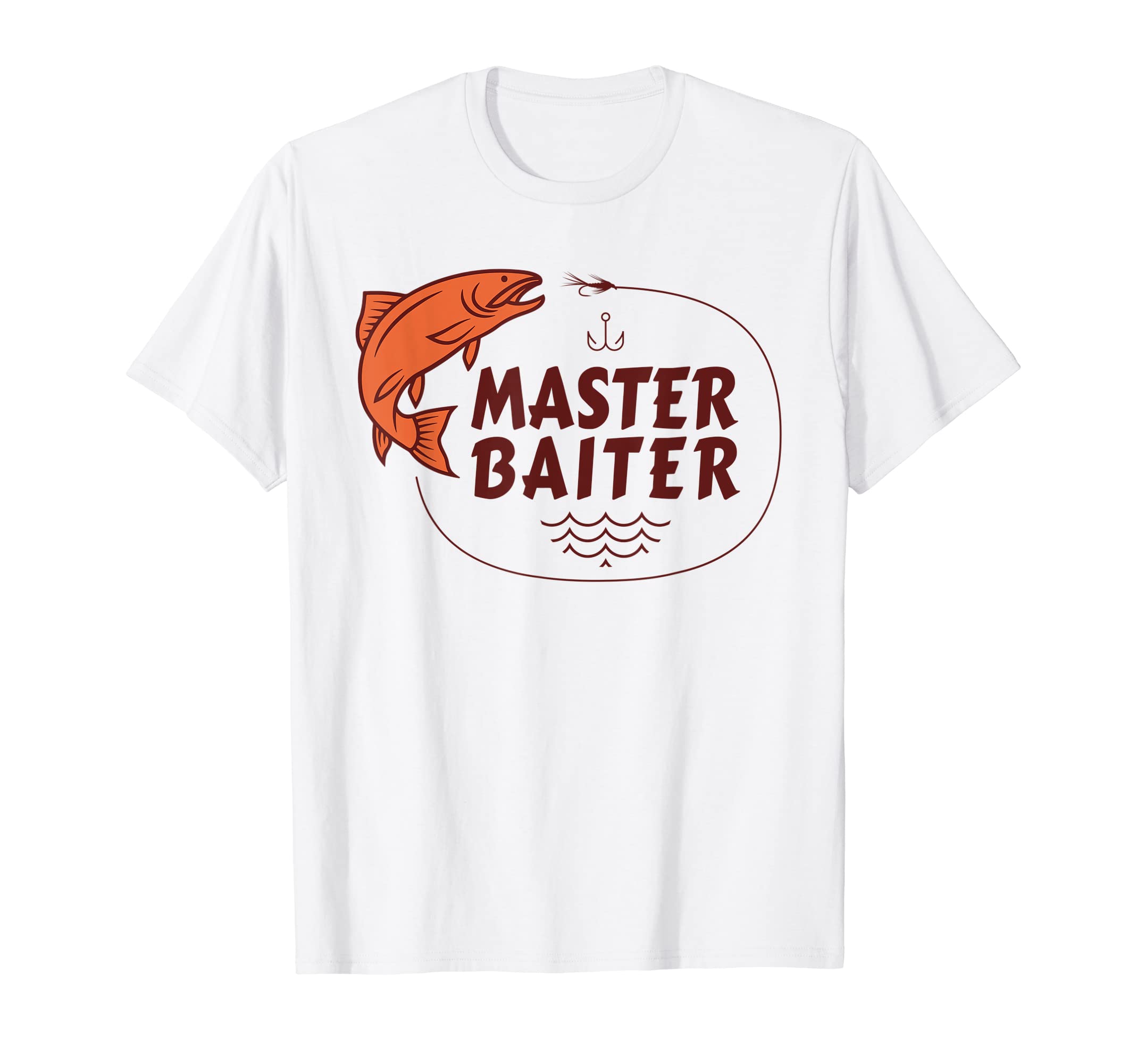 Master Baiter Funny Gifts Fishing T-Shirt - Casual Everyday Wear Unisex - T-Shirt, Sweatshirt, Hoodie