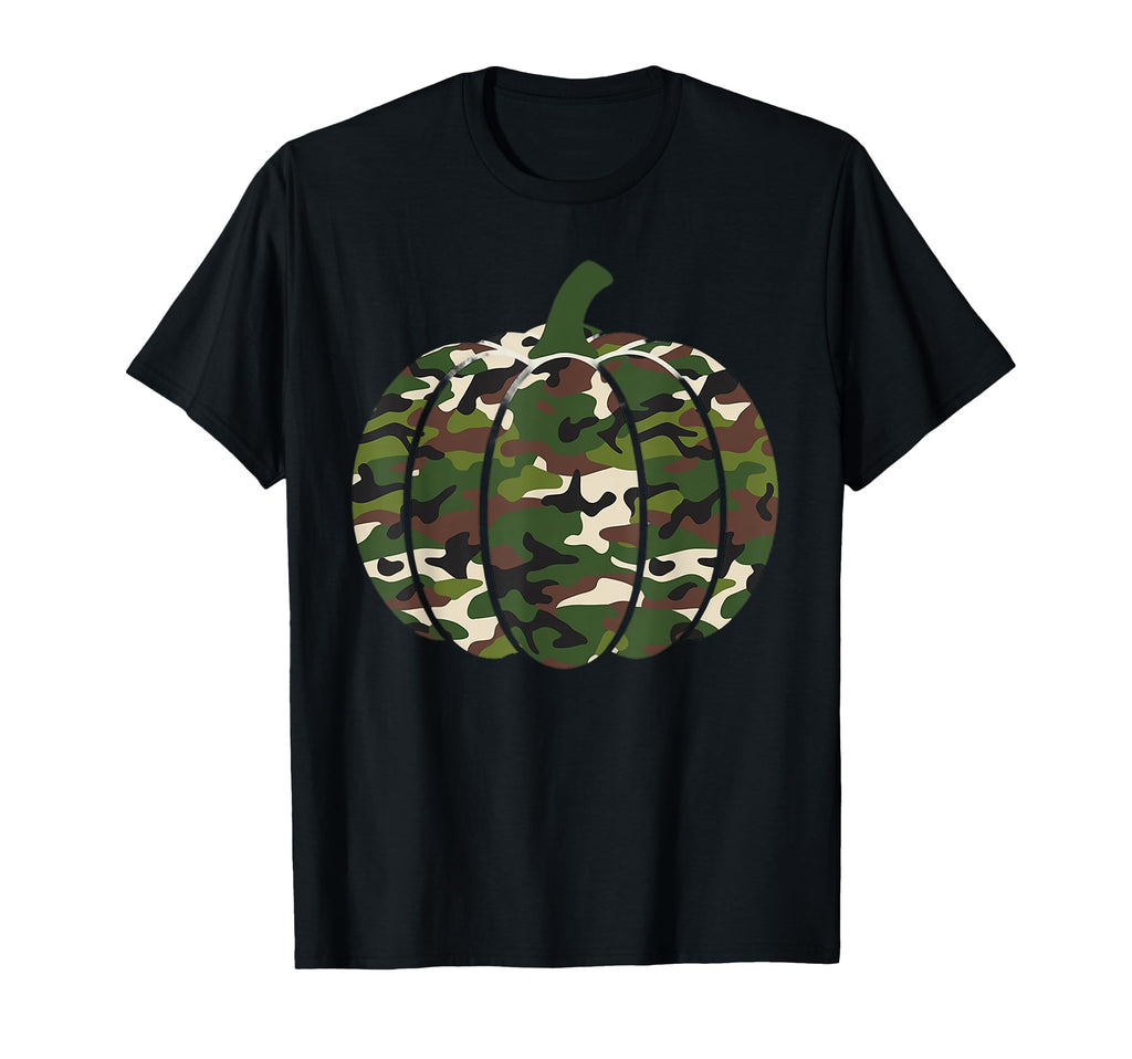 Halloween Shirts Camo Pumpkin T-Shirt - Minimalist Print for Adults - T-Shirt, Sweatshirt, Hoodie